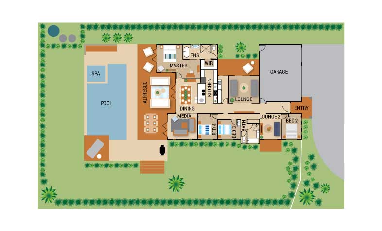 Prize Home Lottery #434 Floorplan