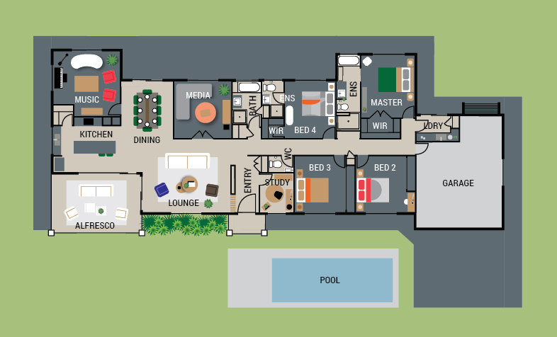 Lottery #437 Floorplan - 21 Hughes Place, Valdora